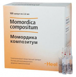 Момордика композитум, раствор для внутримышечного введения гомеопатический 2,2мл, ампулы 100шт, Биологише Хайльмиттель Хеель ГмбХ