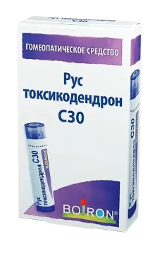 Рус токсикодендрон 30С, гранулы гомеопатические, 4г