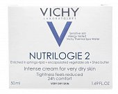 Vichy Nutrilogie 2 (Виши) крем-уход для лица глубокого действия для очень сухой кожи 50мл, Косметик Актив Продюксьон