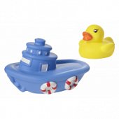 Курносики игрушка для ванны Лодка с утенком (25035), Мир детства