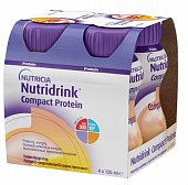 Nutridrink (Нутридринк) Компакт Протеин со вкусом персика и манго 125мл, 4 шт, Нутриция
