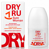 Драй Ру (Dry RU) Sure Woman антиперспирант для уверенных в себе женщин, 50мл, Химсинтез ЗАО НПО