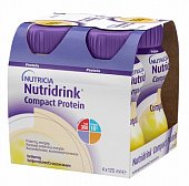 Nutridrink (Нутридринк) Компакт Протеин со вкусом ванили 125мл, 4 шт, Нутриция