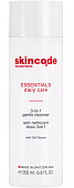 Скинкод Эссеншлс (Skincode Essentials) средство мягкое очищающее 3в1 200мл, Скинкод