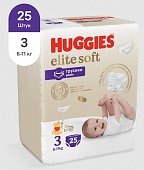 Huggies (Хаггис) трусики EliteSoft 3, 6-11кг 25 шт, Кимберли Кларк