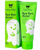 Holly Polly (Холли Полли) Bye Bye Acne! пенка для умывания против акне и воспалений, 100мл, MIDO Cosmetics Co.,Ltd