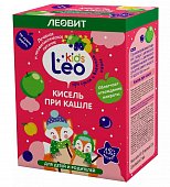 Кисель Леовит Leo Kids для детей при кашле, пакет 12г, 5 шт, Леовит нутрио (г.Москва)