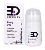 ED Excellence dry (Экселленс Драй) every day дезодорант-антиперспирант, ролик 50 мл, Арома Пром, ООО