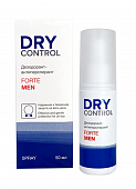 Dry Сontrol Forte Men (Драй Контрол) антиперспирант-спрей для мужчин, 50мл, Арома Пром, ООО
